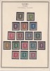OCUPATIA AUSTRIACA IN ROMANIA 1917-1918 CU CELE 8 VARIANTE MNH +MH, 8 SCAN, Militar, Nestampilat