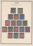 OCUPATIA AUSTRIACA IN ROMANIA 1917-1918 CU CELE 8 VARIANTE MNH +MH, 8 SCAN