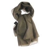 Esarfa din matase kaki 100 x 100 cm