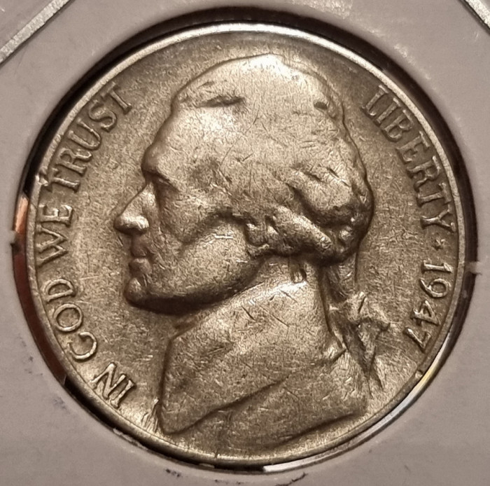 5 centi USA - SUA - 1947