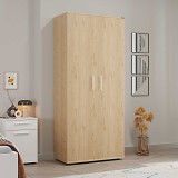 Cumpara ieftin Dulap Haine Adore Trendline cu 2 usi si umeras, 80 x 187 x 47 cm