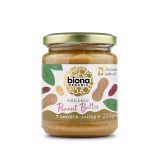Crema de arahide Biona Smooth Bio cu sare, 250g - Fara zahar adaugat, Fara ulei de palmier