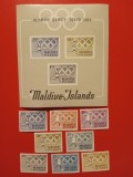 MALDIVE, SPORT TOKIO - BLOC + SERIE COMPLETĂ MNH