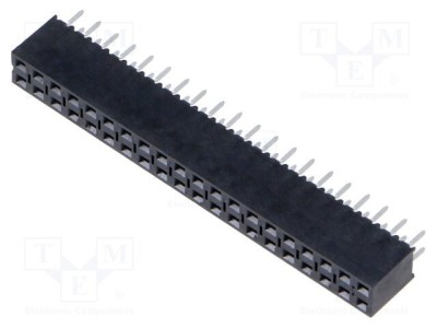 Conector şiruri pini soclu tată 40 PIN 2,54mm THT 2x20 SAMTEC foto