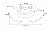 VALEO 197308 Disc frana