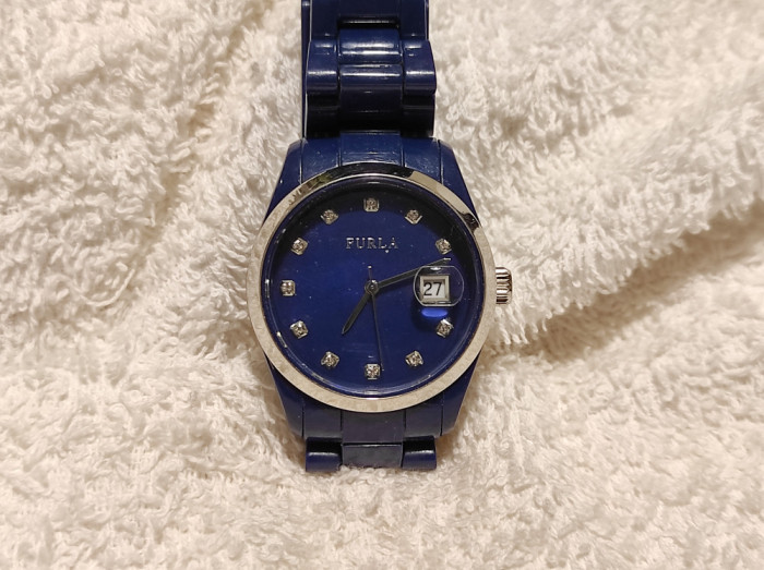 FURLA ITALIA CEAS de mana Dama ORIGINAL perfect FUNCTIONAL splendid IMPECABIL