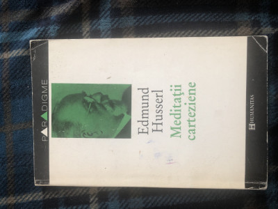 Meditatii carteziene, Edmund Husserl, ed. Humanitas 1994, stare FB foto