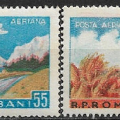 B2716 - Romania 1956 - Aviatie 4v.,neuzat,perfecta stare