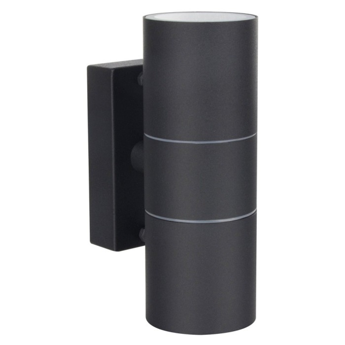 Aplica exterior Spot 2 KL132003, orientare in sus / in jos, 2 x GU10, negru, modern