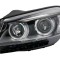 Far Kia Sorento (Um), 12.2014-07.2017, partea Stanga, cu lumina timp de zi tip LED; H7+H9+LED+PY21W; electric; cu motor, DEPO