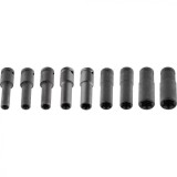 Set tubulare impact 1/2 &amp;quot;, E10-E24, CrMo, 10 Buc -Set 12-110
