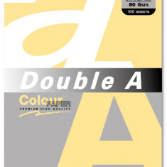 Hartie Color Pentru Copiator A4, 80g/mp, 100coli/top, Double A - Pastel Butter