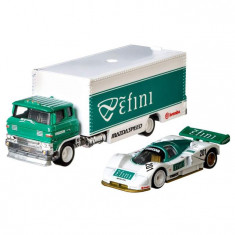 Camion Hot Wheels By Mattel Car Culture Sakura Sprinter Cu Masina Mazda 787B foto