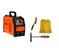 Pachet Aparat de Sudura Tip Invertor Jasic ARC 120 LED SYNERGIC + Set de Instrumente Indepartare a Zgurii de Sudura foto