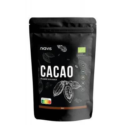 Cacao Criollo Pulbere Raw Bio 250 grame Niavis foto