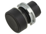 Comutator acţionat prin apăsare 22mm, IP65, negru - EAO