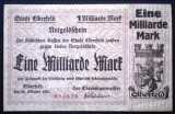 52. GERMANIA ELBERFELD NOTGELD 1 MILIARD MARCI EINE MILLIARDE MARK 30.10.1923 SR. 620