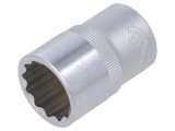 Tubulară 12 Puncte 1/2&quot; Oțel Crom-Vanadium 18mm