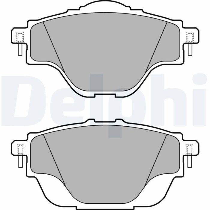 DELPHI LP2509 set placute frana,frana disc