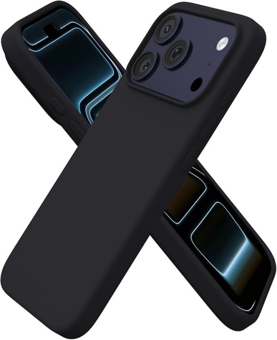 BestCase&reg; Husa Premium Silicon pentru Apple iPhone 17 Pro Max, Negru