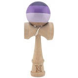 Jucarie de indemanare din lemn, Kendama X, Super Sticky, 18 cm, Purpuriu, Mov, Lila