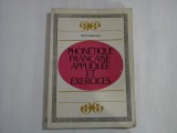 PHONETIQUE FRANCAISE APPLIQUEE ET EXERCICES - Janeta DRAGHICESCU
