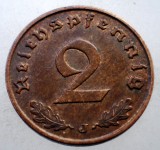 2.623 GERMANIA 2 REICHSPFENNIG 1938 J, Europa, Bronz