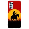 Husa compatibila cu Oppo A53 model Red Dead Redemption, Silicon, TPU, Viceversa, Transparent, Carcasa