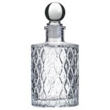 Sticlă lichior cilindrică, transparentă, cu model reliefat romburi, 150ml, CMCLASS