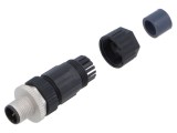 Conector M12 mufă tată drept terminal IP67 - Conector M12 pentru aplicații industriale