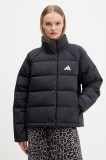 adidas geacă de puf Helionic culoarea negru, de iarnă, oversize, JN2087