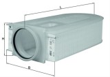 Filtru aer MAHLE LX1686/1