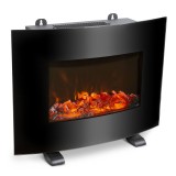 Radiator electric de perete/podea Bewello, 2000 W, display LED, curbat, 30 mp, 2 trepte incalzire, telecomanda inclusa