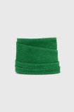 Answear Lab curea din piele intoarsa culoarea verde