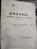 Anuarul Liceului Andrei Saguna Brasov - 1943-44, 1944-45
