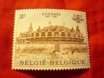 Serie 1 val. Belgia 1967 - 700 Ani Palatul Culturii Ostende foto
