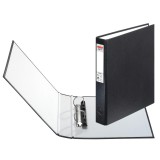 Caiet mecanic a5 2inele negru, Herlitz