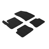 Set covorase auto din cauciuc Opel E-Corsa F 08.2020-, Peugeot E-208 08.2020-, OPEL MOKKA-e SUV 2021-&amp;gt; (electric), Negru, Gledring, 4 buc.