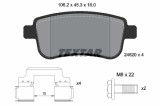 TEXTAR 2482001 Q+ set placute frana,frana disc