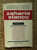 Zaharia Stancu interpretat de Crohmalniceanu Aurel Baranga George Calinescu