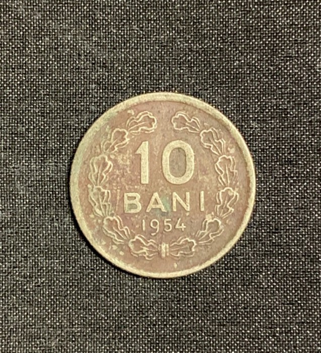 Moneda 10 bani 1954 RPR