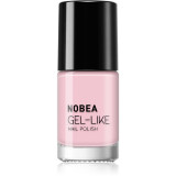Cumpara ieftin NOBEA Day-to-Day Gel-like Nail Polish lac de unghii cu efect de gel culoare Baby pink #N49 6 ml