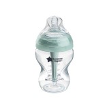 Biberon cu autosterilizare Advanced Anti-colici Natural Start, 0 luni+, 260 ml, Tommee Tippee