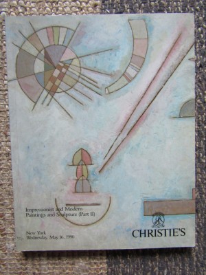 ALBUM CATALOG LICITATIE CHRISTIE&amp;#039;S 16 MAI 1990 foto