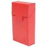 Husa din piele rosie pentru pachet de tigari P20 Breckner, eleganta