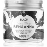 Cumpara ieftin BEN&amp;ANNA Natural Toothpaste Black pastă de dinți &icirc;n borcan de sticlă cu cărbune activ 100 ml