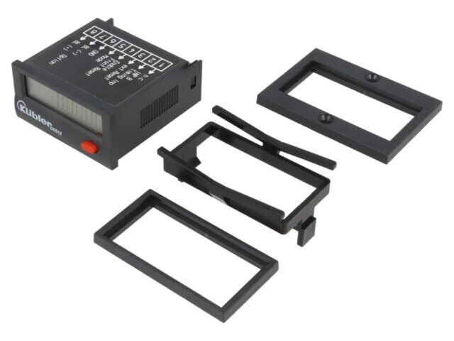 Contor electronic timp consumat LCD K&Uuml;BLER, dimensiuni 48x24x48mm