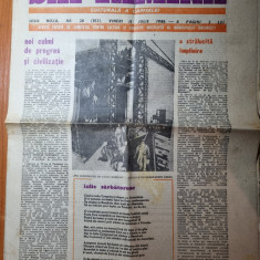 ziarul saptamana 11 iulie 1986-filmul romanesc "intunecare"