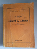 Analiza matematica - vol. 1 Notiuni si exercitii introductive - Gh. Siretchi