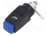 Clemă de laborator albastră 70VDC 16A SCH&Uuml;TZINGER